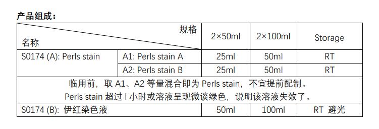 普鲁士蓝染色试剂盒(伊红法)